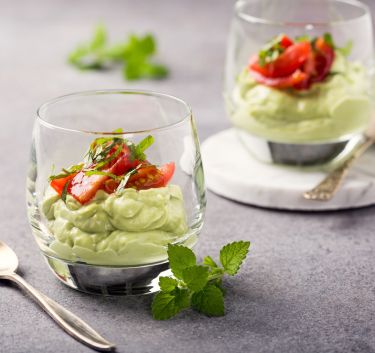Guacamole et glace à la tomate Magimix.