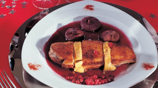 Coulis aux fraises et au vin doux