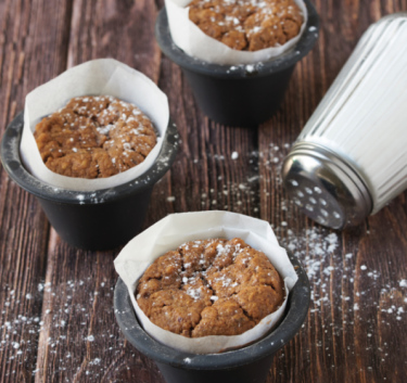 Muffins pomme, épeautre et noisettes Magimix.