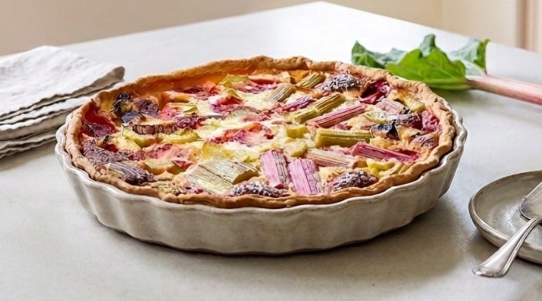 Tarte à la rhubarbe