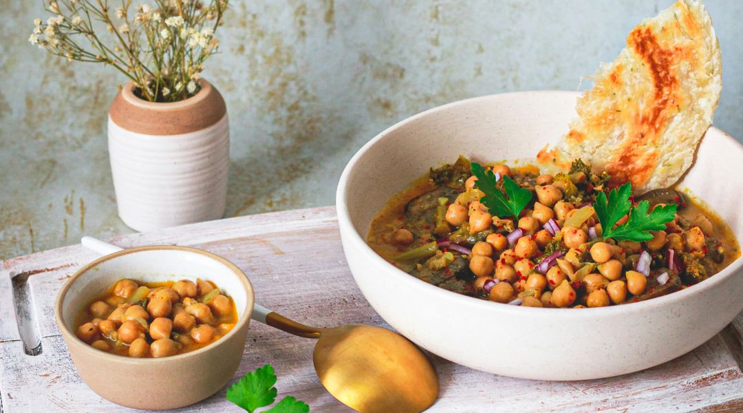 Butter chickpeas