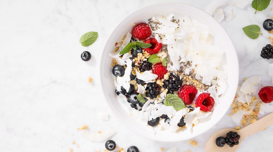 Smoothie bowl glacé au yaourt