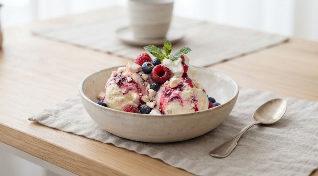 Eton mess glacé