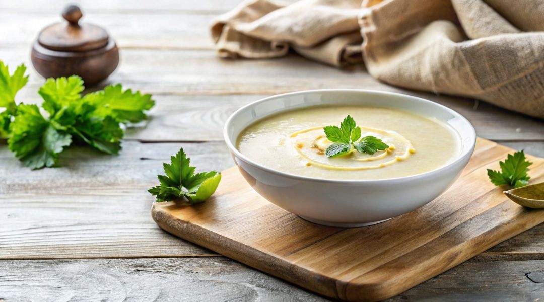 Velouté de céleri à la cardamome