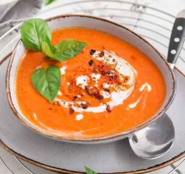 Velouté glacé de tomates Magimix.