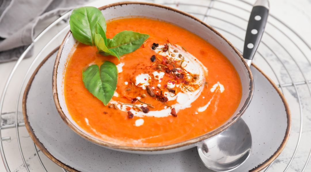 Velouté glacé de tomates