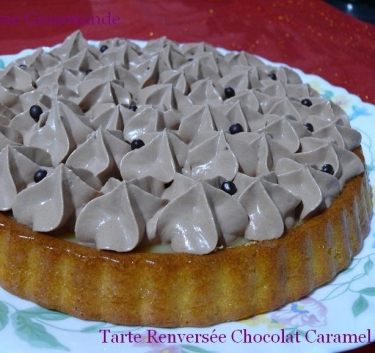 Tarte renversée chocolat-caramel Magimix.