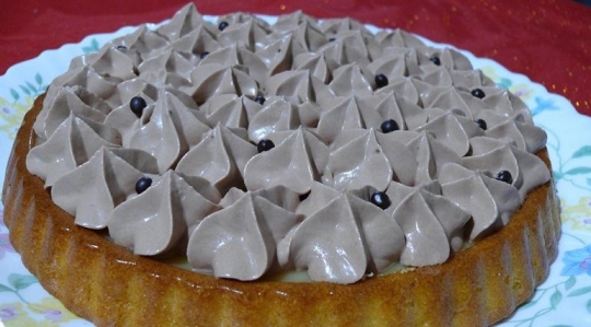 Tarte renversée chocolat-caramel