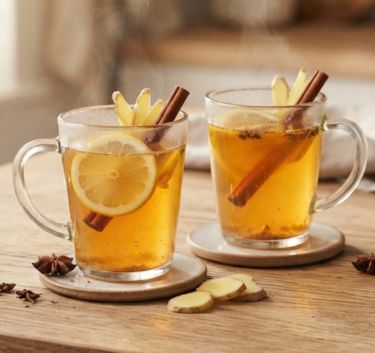 Boisson miel, citron, gingembre