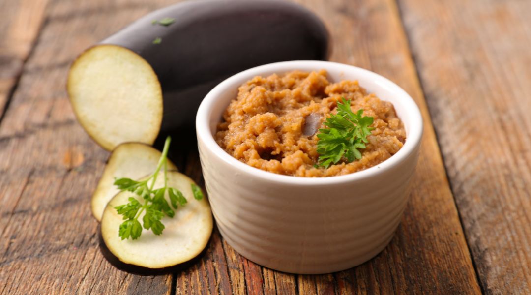 Mousse d'aubergine au cumin
