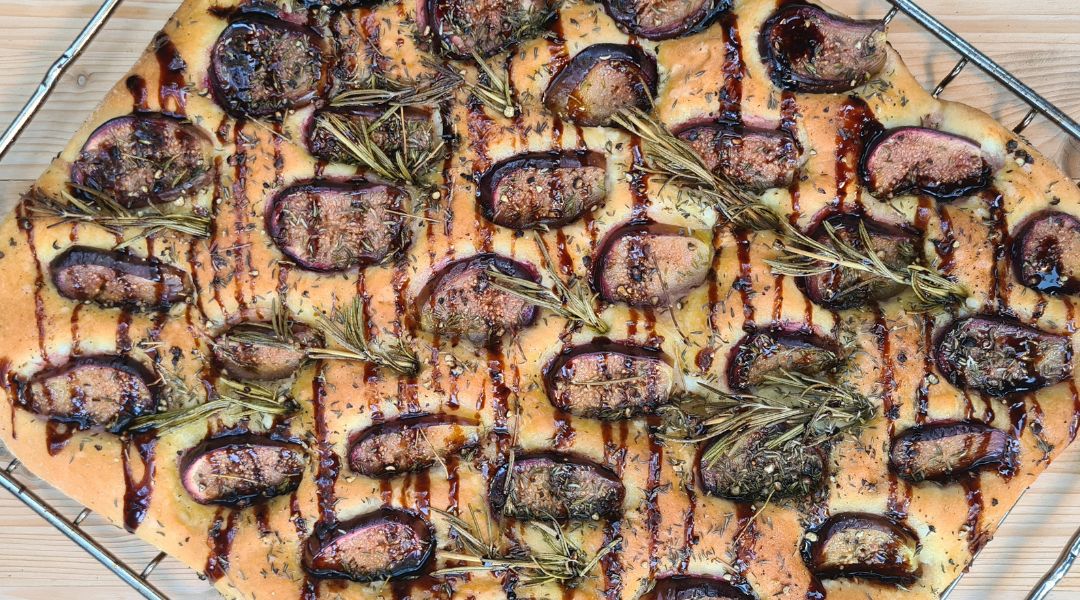 Focaccia figues et romarin