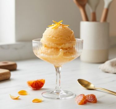 Orange Sorbet Magimix.
