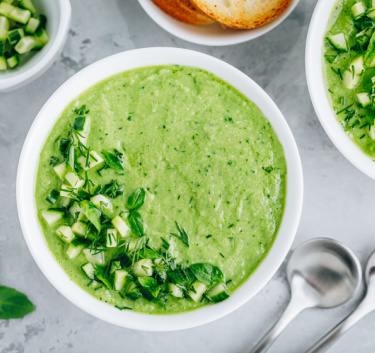 Gaspacho à l'oseille Magimix.