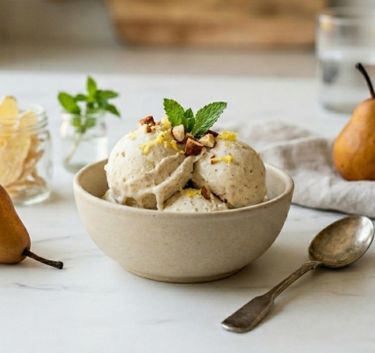 Pear and Ginger Ice Cream Magimix.