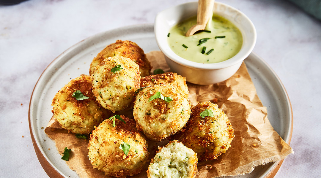 Croquettes cabillaud & mayo végane