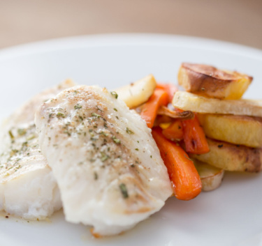 Filet de poisson vapeur, petits légumes Magimix.