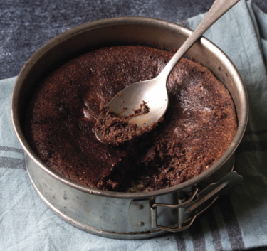 Fondant chocolat et lentilles Magimix.