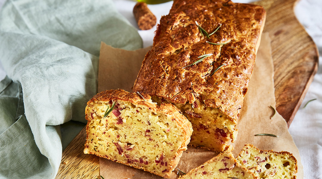 Cake au comté et à la coppa