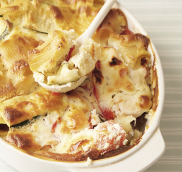 Gratin de pâtes aux légumes Magimix.