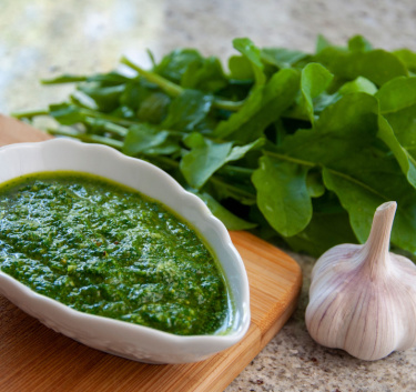 Bouchées concombre et pesto Magimix.