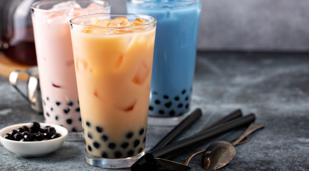 Bubble tea poire-vanille