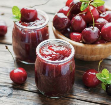 Confiture de cerises Magimix.
