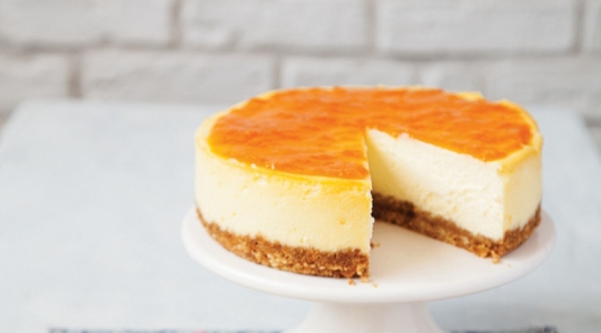 Cheesecake coulis d'abricots