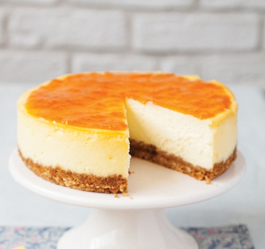 Cheesecake coulis d'abricots Magimix.