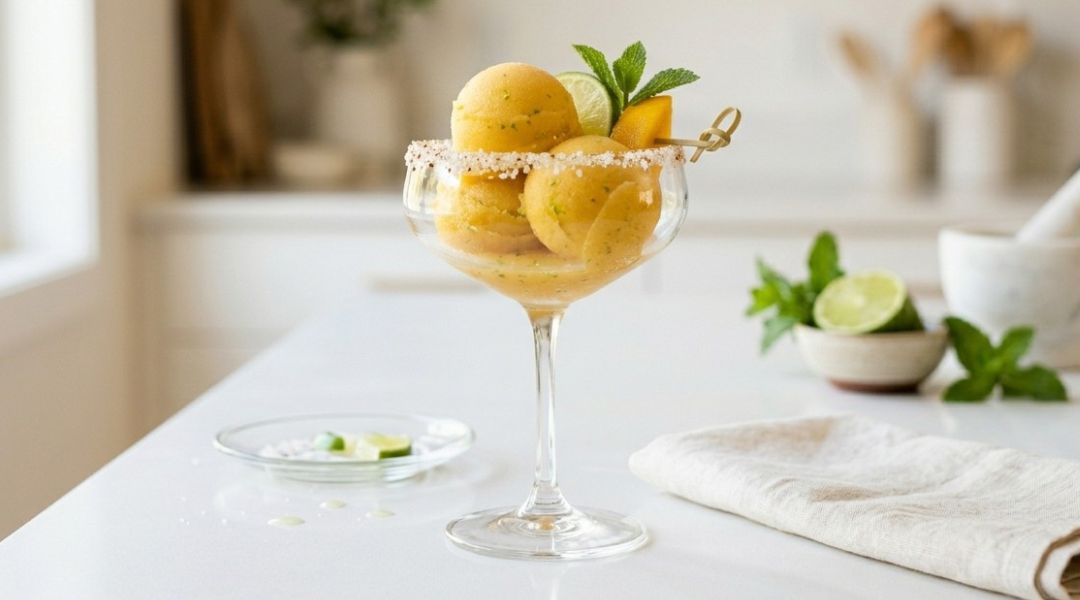 Sorbet Margarita à la mangue