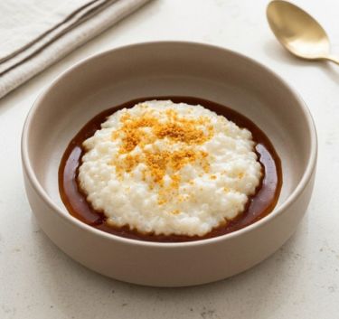 Salted caramel rice pudding Magimix.
