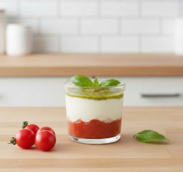 Yaourt à la tomate et au pesto Magimix.