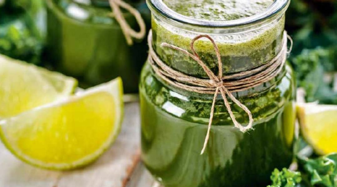 Shot kale et pomme