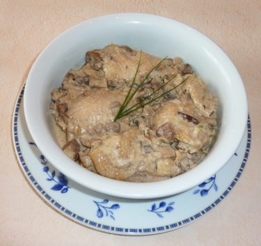 Poulet à la normande Magimix.
