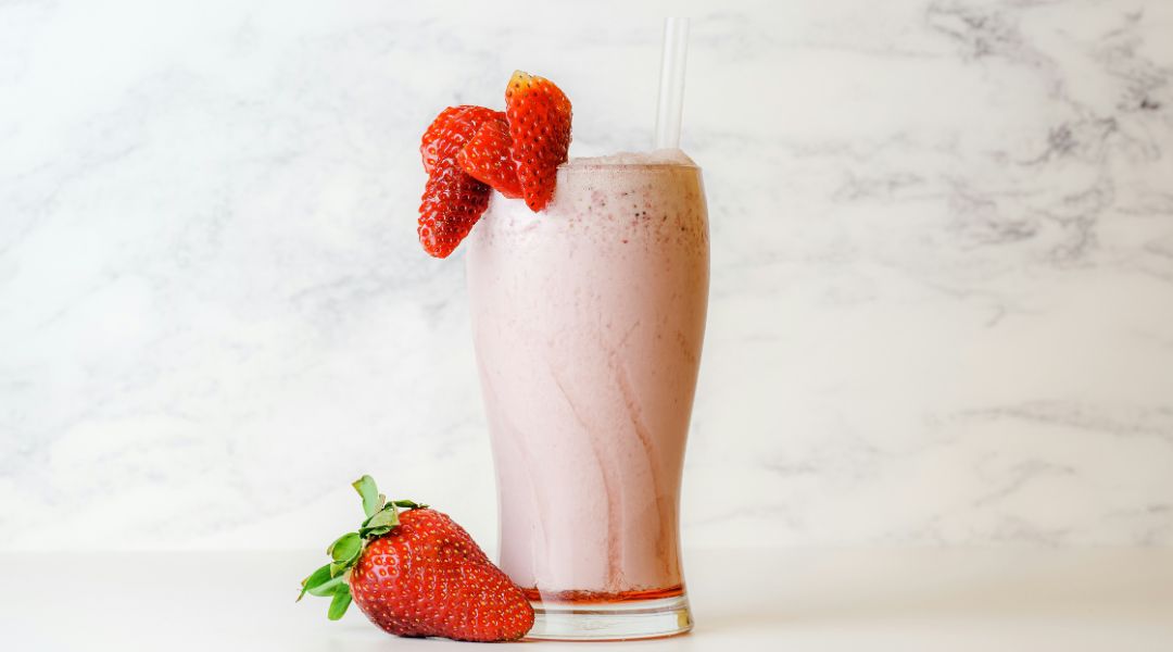 Strawberry milkshake