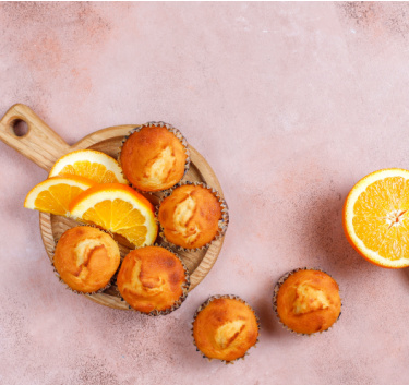 Muffins 100 % orange de Mohamed Magimix.