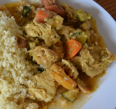 Tajine de poulet aux abricots Magimix.