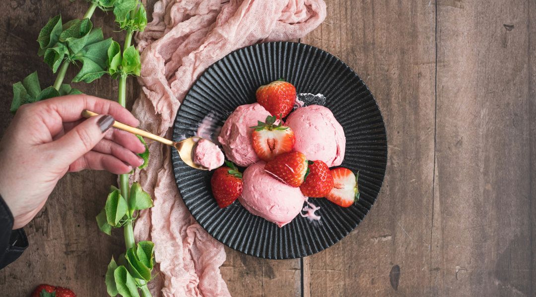 Sorbet à la fraise