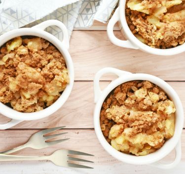 Traditional apple crumble Magimix.