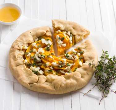 Tarte à la patate douce et chèvre Magimix.