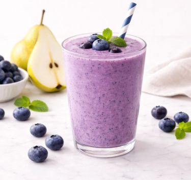 Blueberry and pear milkshake Magimix.