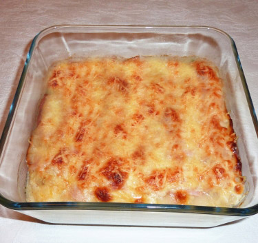 Gratin de jambon à la flamande Magimix.