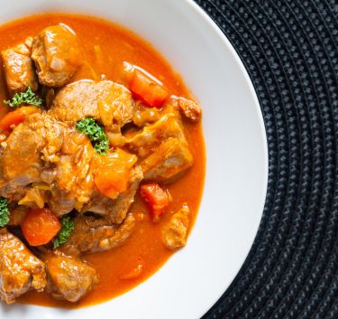 Sauté de porc marengo Magimix.