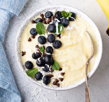 Nicecream à la banane et cacahuètes Magimix.