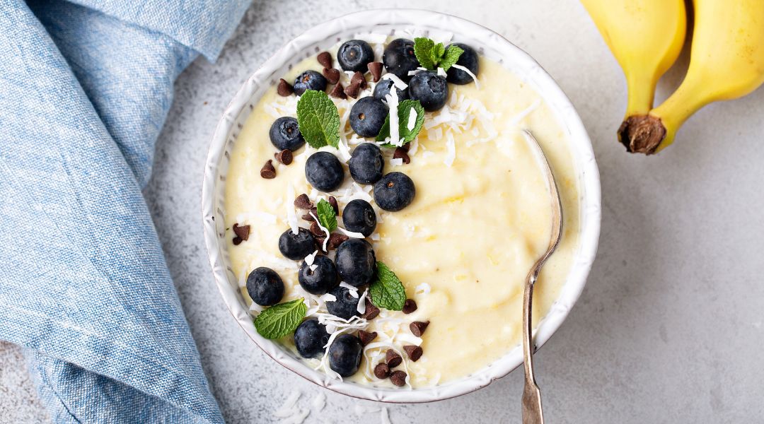 Nicecream à la banane et cacahuètes