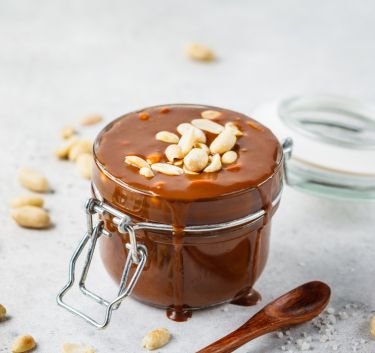 Sauce caramel à l'arachide Magimix.
