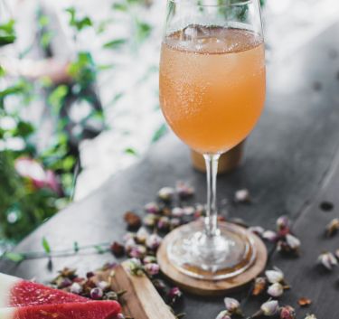 Cocktail pastèque/menthe Magimix.