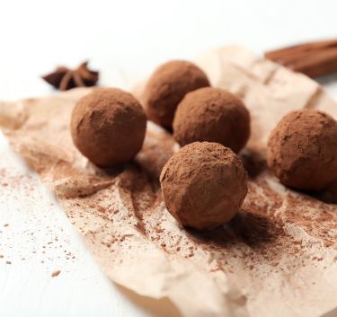 Truffes chocolat / tonka Magimix.