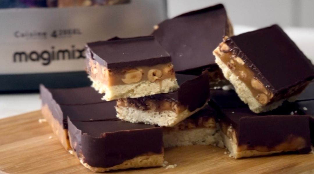 Peanut Millionaire Shortbread