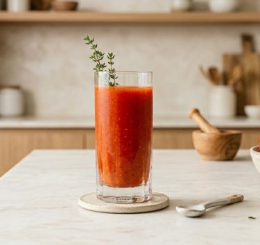 Jus de poivron Magimix.