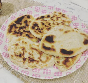 Naans Cheese (Pétrin XL) Magimix.